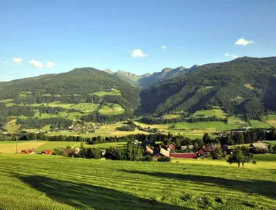 Naturlandschaft in der Nähe des Privatzimmers