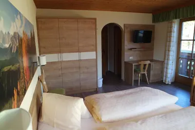 Ein Bett oder Betten in einem Zimmer der Unterkunft Gästehaus Davidbauer