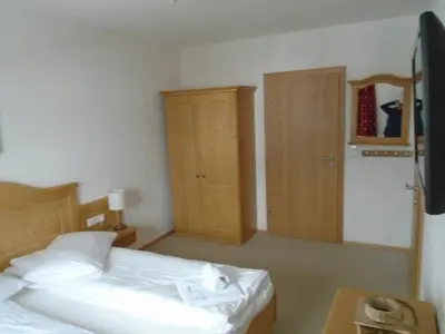 Ein Bett oder Betten in einem Zimmer der Unterkunft Ferienwohnung Hochstein