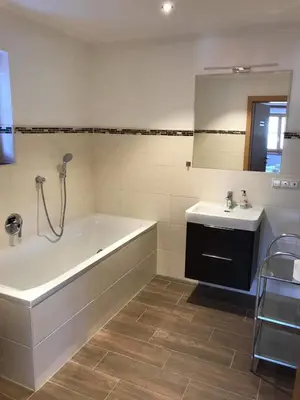 Ein Badezimmer in der Unterkunft Ferienwohnung Hochstein