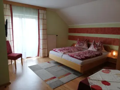 Ein Bett oder Betten in einem Zimmer der Unterkunft Ferienwohnung Marina
