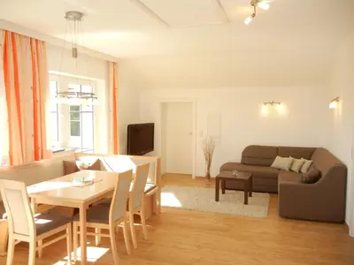 Ein Sitzbereich in der Unterkunft Haus Terra