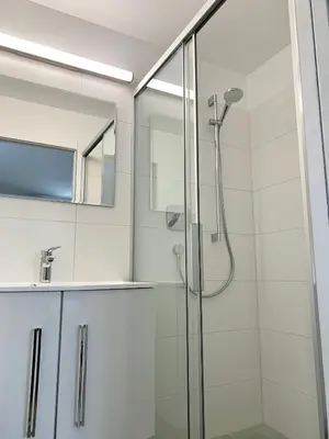 Ein Badezimmer in der Unterkunft Haus Anna
