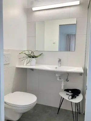 Ein Badezimmer in der Unterkunft Haus Anna
