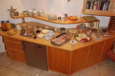 Essen in der Ferienwohnung oder in der Nähe