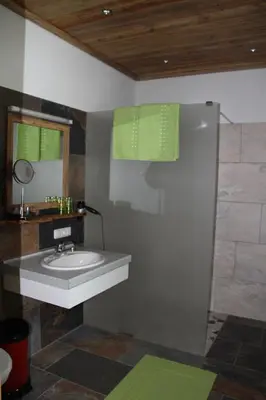 Ein Badezimmer in der Unterkunft Alpenchalet Gosau