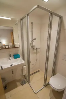 Ein Badezimmer in der Unterkunft Triebenerhof