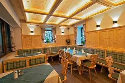 Ein Sitzbereich in der Unterkunft Triebenerhof