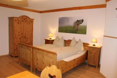 Ein Bett oder Betten in einem Zimmer der Unterkunft Lutzmannhof