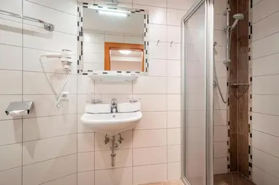 Ein Badezimmer in der Unterkunft Ferienhaus Hubertus - PRECHTLHOF