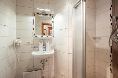 Ein Badezimmer in der Unterkunft Ferienhaus Hubertus - PRECHTLHOF