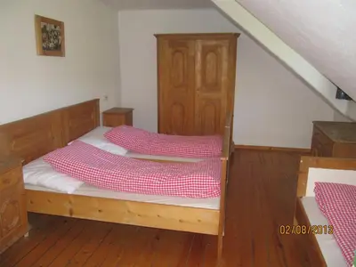 Ein Bett oder Betten in einem Zimmer der Unterkunft Landl Vorberg