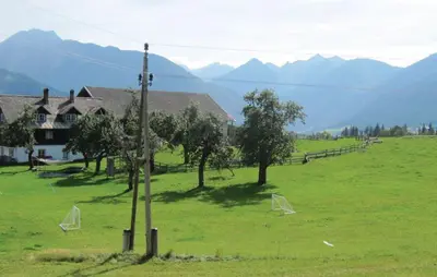 Naturlandschaft in der Nähe des Ferienhauses