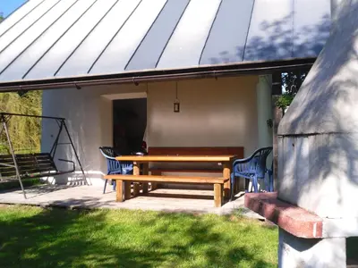 Ein Garten an der Unterkunft Die Traunmühle