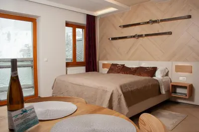 Ein Bett oder Betten in einem Zimmer der Unterkunft Sissi Park