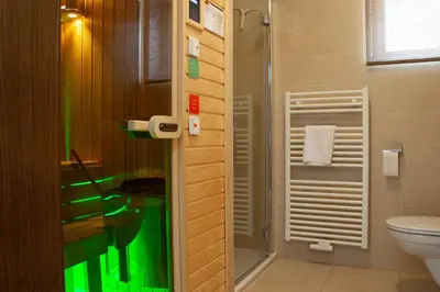 Ein Badezimmer in der Unterkunft Sissi Park
