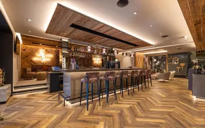 Lounge oder Bar in der Unterkunft Spa&Aktiv Hotel Lavendel