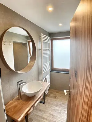 Ein Badezimmer in der Unterkunft Gasthof Auwirt
