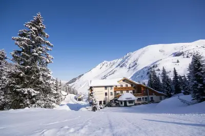 Alpengasthof Grimmingblick im Winter