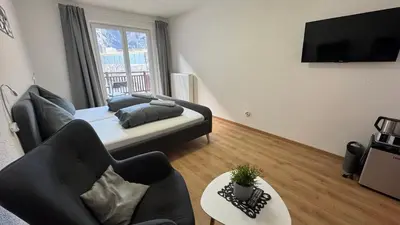 TV/Unterhaltungsangebot in der Unterkunft Pension Bergfried