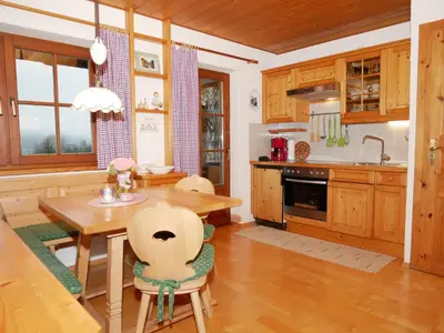 Küche/Küchenzeile in der Unterkunft Ferienhaus Hummelbrunner