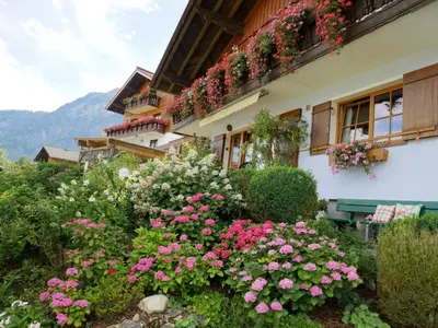 Ein allgemeiner Bergblick oder ein Berglick von der Ferienwohnung aus