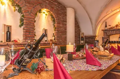 Getränke in der Unterkunft Apart Hotel Alpenhof Werfenweng