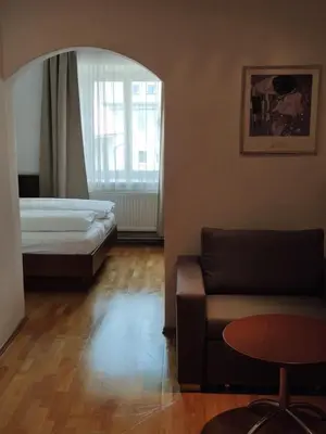 Ein Bett oder Betten in einem Zimmer der Unterkunft Gasthof Post