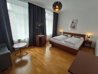 Ein Bett oder Betten in einem Zimmer der Unterkunft Gasthof Post