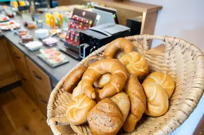 Essen in der Pension oder in der Nähe