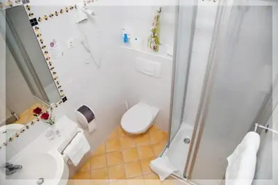 Ein Badezimmer in der Unterkunft Gasthof Blasl