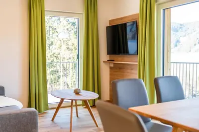 TV/Unterhaltungsangebot in der Unterkunft Panorama Lodge Premium Apartments