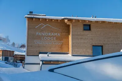 Panorama Lodge Premium Apartments im Winter