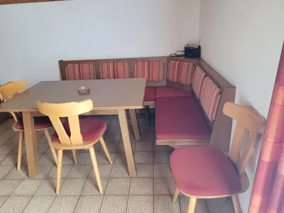 Ein Sitzbereich in der Unterkunft Pension - Bauernhof