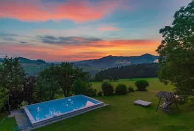 Naturlandschaft in der Nähe der Pension