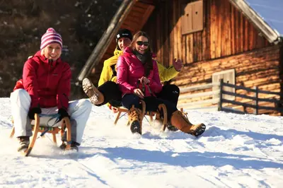 Gäste, die in der Unterkunft Sonnenchalet 1 im Salzburger Lungau übernachten
