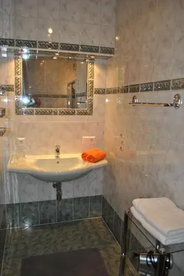 Ein Badezimmer in der Unterkunft Gästehaus Eßl