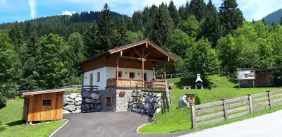 Naturlandschaft in der Nähe des Chalets