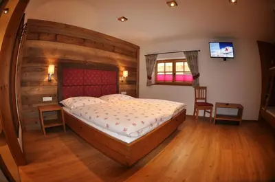 Ein Bett oder Betten in einem Zimmer der Unterkunft Chalet Freiraum