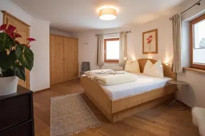 Ein Bett oder Betten in einem Zimmer der Unterkunft Landhaus Trinker