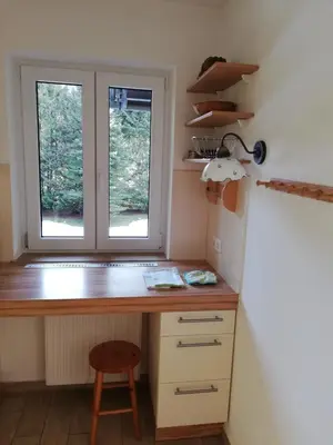 Küche/Küchenzeile in der Unterkunft Haus Aschau