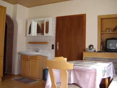 Küche/Küchenzeile in der Unterkunft Villa Löcker