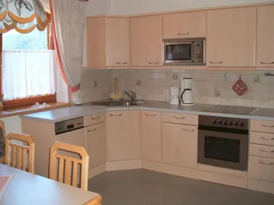 Küche/Küchenzeile in der Unterkunft Ferienwohnung Mützengruß