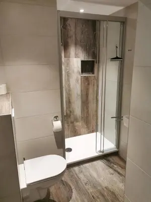 Ein Badezimmer in der Unterkunft Premium Appartements Di Bora