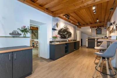 Küche/Küchenzeile in der Unterkunft Hotel Landhaus Lungau