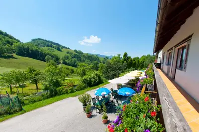 Der Swimmingpool an oder in der Nähe von Gasthof Koglerhof