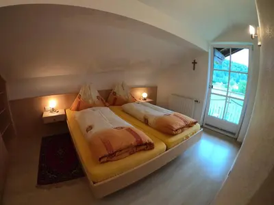 Ein Bett oder Betten in einem Zimmer der Unterkunft Haus Hedwig