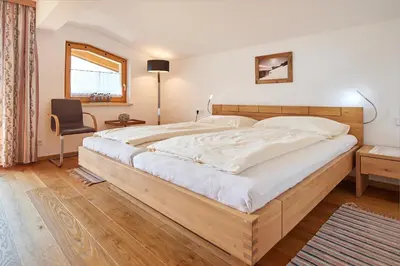 Ein Bett oder Betten in einem Zimmer der Unterkunft Haus Panoramablick