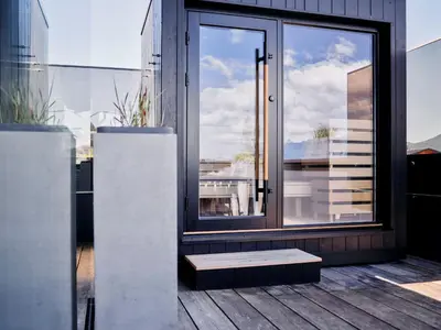 Ein Balkon oder eine Terrasse in der Unterkunft ARX Guesthouse