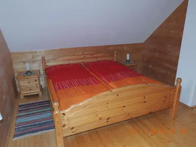 Ein Bett oder Betten in einem Zimmer der Unterkunft Egghartguthütte